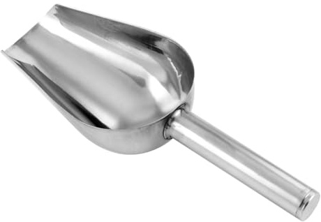 iplusmile Cuillère INOX Multifonction pour Croquettes et Bonbons Pelle Alimentaire Résistante pour Farine et Nourriture Chien par Dose Manche Style Aléatoire