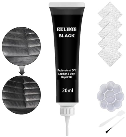 TaimeiMao Gel De Réparation pour Cuir, Kit Reparation Cuir pour Liquide, Pâte Réparatrice, Kit Reparation Cuir pour Liquide pour restaurer fissures, trous, canapés, Sacs, et Meubles