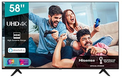 Hisense 43AE7000F, Smart TV LED Ultra HD 4K 43, HDR 10+, Dolby DTS, con Alexa integrata, Tuner DVB-T2/S2 HEVC Main10 [Esclusiva Amazon - 2020]