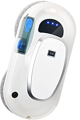 Robot Aspirador, Robot de Limpieza de Ventanas Que Funciona con Rociador de Agua y Control Remoto, Robot Limpiador Automático para Lavado de Ventanas en Interiores y Exteriores