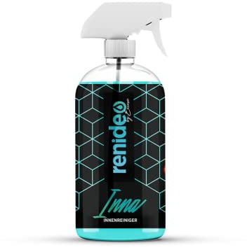 renideo Auto Innenreiniger Spray - Inna - Cockpit Reiniger für Polster, Leder und Kunststoff, Innenraumreiniger, Made in Germany, 500ml