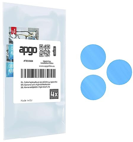 apgo 4x Lens Protector Camera Protective Hybrid Glass for Apple iPhone 12 Pro Max, Camera Protection, 9H Camera Lens Camera Lens Protector