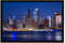 VERO HOME 12154 Fußmatte | Motiv Orte New York bei Nacht | Für Ihren Eingangs-Bereich | Maße: 60 x 40 cm