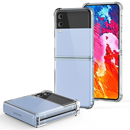 NALIA Klare Einteilige Schutzhülle für Samsung Galaxy Z Flip4 Hülle