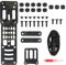 Modularer Pistolenholster-Adapter aus Metall, kompatible QLS-Plattform, taktischer Holster Drop Leg Hanging Extension Plate G-Code-Adapter