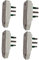 4 pièces fiche électrique peu encombrante 90° avec sortie câble 90° fiche 2p+t 250 V prise italienne plate, fiche 10 ampères fiche 16 ampères (peu encombrant 10 a petit blanc)