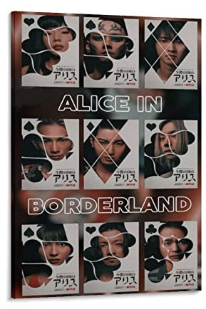 DUSUL Filmposter Alice in Borderland Poster Leinwand Gemälde Wandkunst Poster für Zimmer Ästhetische Wandkunst 20 x 30 cm