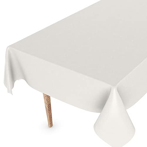 Wachstuchtischdecke Wachstischdecke Tischdecke abwaschbar Gartentischdecke Wachstuch Eckig rund oval 240 x 140cm Schnittkante Falschuni Hellgrau