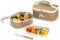 Lille Home 920ml Lonchera Bento de acero inoxidable con compartimento Tiffin para almuerzo/aperitivo, contenedor para alimentos con bolsa de almuerzo y utensilios
