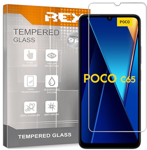 2X Protector Pantalla para XIAOMI Poco C65 4G - XIAOMI REDMI 13C 4G - REDMI 13C 5G, Cristal Vidrio Templado Premium