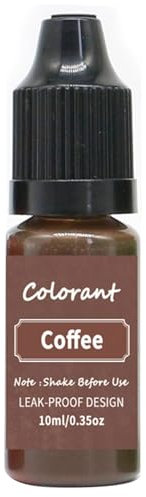 bephible Tinte de vela de 10 ml, tinte de color para velas de jabón de color de cera de soja, colorante de parafina para café casero