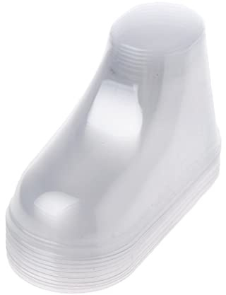 Transparente Kunststoff-Babyfüße, Schaufenster, Schuhbäume, Babyschuhe, Schuhe und Socken, 8/9/10,5/11/12 cm, transparentes Schmuckherstellungszubehör für Erwachsene, 10 Stück
