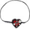 BELOWSYALER Gothics-Augenklappe, Lolit-Augenmaske, Herz-Augenklappe, Einzelaugenmaske, Cosplay-Augenklappe, Gothic-Augenklappe