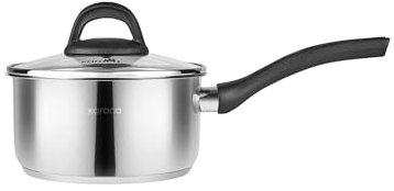 Karaca Gastro Stainless Steel Sauce Pan, 16cm, 1.6L, Silver