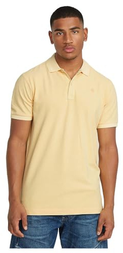 G-Star Men's Dunda Slim Polo , Yellow (lt buff yellow gd D11595-D756-H187), M