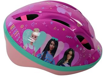 Barbie Fahrradhelm Kinder | Kinderhelm 3 Jahre | Gr. 52-56 | 220g Leicht | Helm | Geschenke für Mädchen | Fahrrad Zubehör | Outdoor Spielzeug | Mattel