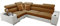 All4All Ecksofa mit Schlaffunktion Plato 282x205 cm - Sofa mit Bettkasten - Schlafsofa L-Form - Eckcouch - für 4 Personen - Wohnzimmer - Seite Links - Gelb - 26