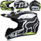 SMTSEC Motorradhelm Cross Für Damen Und Herren - Full Face MTB Motocross Helm DOT/ECE-Zertifiziert Mit Schutzbrillen, Maske, Handschuhe - Downhill Mopedhelm Für Cruiser Chopper, Black/B-M