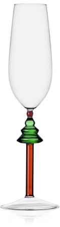 Ichendorf Woodland Tales Calice Flute Wish Tree Albero di Natale 26,5cm Vetro Borosilicato
