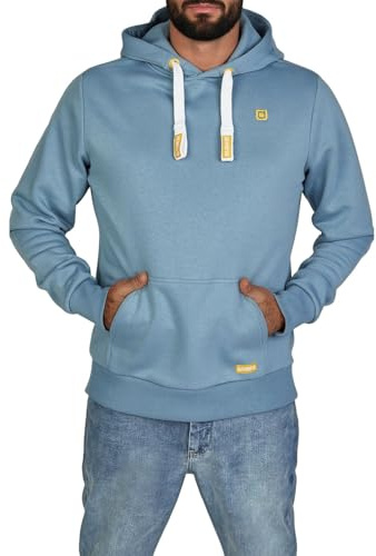 riverso Hoodie Herren Regular Fit RIVLinus Kapuzenpullover Pullover Sweatshirt Streetwear Grau Braun Grün Rot Blau Schwarz S M L XL 2XL 3XL 4XL 5XL