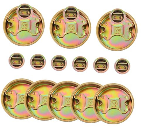 TOPPERFUN 24stücke Fassstopfen Für Ölfässer Und Wasserfässer Spundkappen Als Fassverschlusskappen Mit Auslaufsicheren Verschlüssen Fassdeckel Als Trommel Abdichtung Ölfassdeckel Als