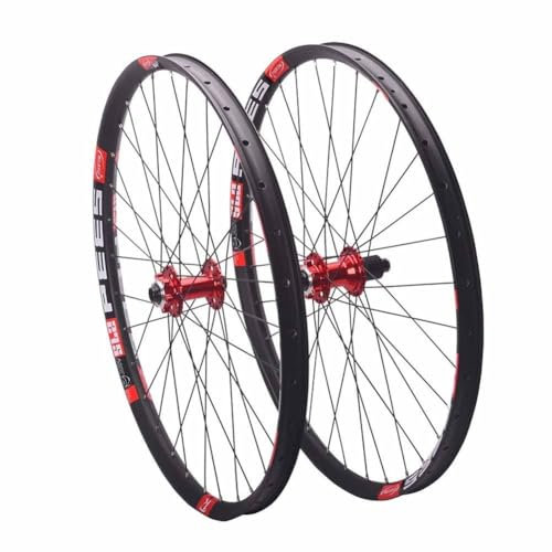 LSRRYD Set di Ruote da Bicicletta da Montagna 26 27,5 29 Ruote Anteriori E Posteriori per Mountain Bike Perno Passante Boost Freni A Disco, Cerchi in Alluminio per Cassetta A 12 velocità(26)