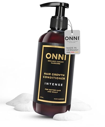 ONNI – INTENSE Conditioner für Haarwachstum 250ml – Haarpflege mit Follicusan & Koffein – Hair Growth Haar Spülung strapaziertes, trockenes Haar, ideal auch für Locken. silikon- & parabenfrei