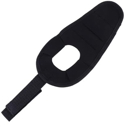 Support de Lampe Torche de Plongée Noir en Nylon à Sangle Réglable | Format Moufles Main, Maintien Confortable, pour Randonnée et Vélo de Nuit