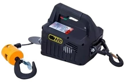 Palan électrique Portable 3 en 1, télécommande sans fil, treuil, Machine, système de poulie à crochet avec gants Freinage automatique(Manual,200KG 19M)
