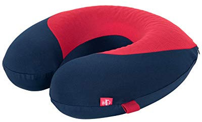 Herschel Memory Foam Kopfkissen, Einheitsgröße, Marineblau/rot, Einheitsgröße, Kissen aus Memory-Schaum