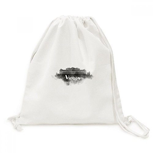 DIYthinker Wien Österreich Zeichen Ink Stadt Canvas-Rucksack Reisen Shopping Bags