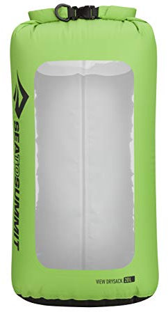 Bolsa estanca View 70D Dry Sack - 20 litros verde manzana
