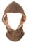 Asudaro Winter Sturmhaube Wolle Beanie Schalmütze Gestrickte Hüte Kapuzenschal Warme Kopfbedeckung Outdoor Helmfutter Skimütze Ohrenwärmer Balaclava mit Fleecefutter für Männer Frauen Kaffee