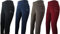 ReitsportPlus Reitleggings Damen Silikon Vollbesatz Reithose Grip (L (40/42), Burgundy)