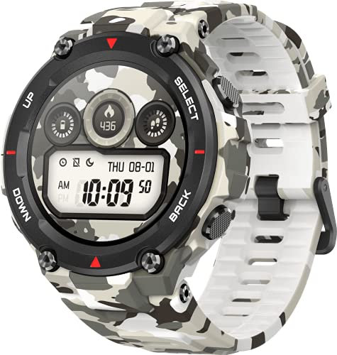 Amazfit T-Rex Smartwatch Braccialetto Orologio Sportivo Sonno Monitor Notifica Chiamata e Messaggio 14 Modalità Sport per Andriod iOS
