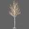 NETTA 5FT Birch Twig Tree with 120 Warm White LED Lights, Auto-Off Timer and 8 Lighting Modes, 3M Power Cable, Suitable for Indoor or Outdoor Use - White