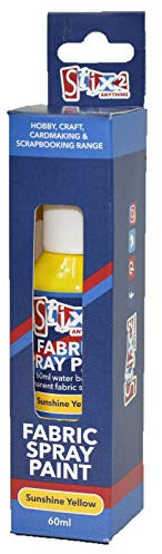 Textil-Sprühfarbe, permanent, Kunst- und Bastel-T-Shirt, verschiedene (sonnengelb)