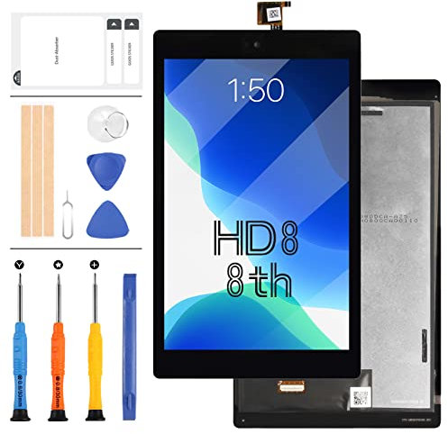 8 Zoll Bildschirm Ersatz-Kits Compatible Amazon Fire HD8 HD 8 8. 2018 L5S83A LCD Display Touchscreen Digitizer Glas Reparatur Teile