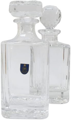 Royal Horse Artillery Cut Crystal Glass Decanter & Golf Ball Style Stopper ME33