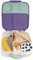 b.box Brotdose Kinder mit Fächern | Jumbo Bento Box mit 4 Fächern (2 Auslaufsicher), Herausnehmbarer Trennwand, Gel-Kühlakku | Schul Lunchbox Ab 3, 2L