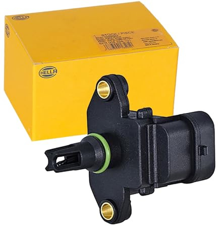 HELLA 6PP 358 152-461 Sensor, Boost Pressure - 5V - 4-Pin - with Gaskets