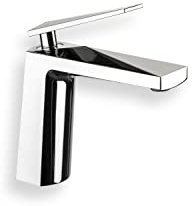 Sagittarius One 44S1 Wasserhahn Bad | Design Waschtischarmatur Bad aus Verchromtes Messing | Badezimmer Wasserhahn Wassersparend | Armatur Waschbecken mit Keramikkartusche | Badarmatur Chrom