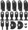 shirylzee Lame Utensile Multifunzione 20pz, Attrezzo multifunzione Accessori per Oscillanti Multitool Compatibile con Fein Multimaster, Milwaukee, Ryobi, Black&Decker, WORX, Metallo, Legno, Plastica