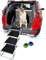 KOLBELL Automotive Pet Stairs | Dog Car Stairs Ramp for Large Dogs | Compact Portable Aluminum Foldable Pet Ladder with Non-Slip Surface | Lightweight Dog Steps for Cars SUV, High Beds & Trucks