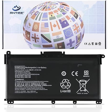 11.34V 41.04WH HW03XL HWO3XL L97300-005 Laptop Akku für HP Pavilion 15-EG 15-EH 15-eg0xxx 15-eg0073cl 15-eh0xxx, HP Laptop 17-CN 17-CP 17-cn0xxx 17-cp0xxx 17-cp0013dx 17-cn0023dx 17z-cp000