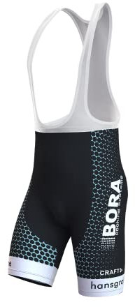 assocauicy Fahrrad TräGerhose Bib Shorts Herren,Anti-Rutsch Radlerhose Gepolstert Schnell Trocknend Atmungsaktiv Mit Taschen