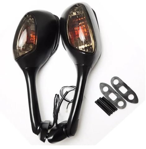 JTORTAS Para SUZUKI GSX-S 1000S Para KATANA GSXS 1000 GT 2022 Retrovisor Motocicleta Espejos Retrovisores Cristal Espejo retrovisor motocicleta (Color : 1)