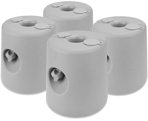 Albert Austin Gazebo Weights Set of 4 Heavy Duty Weights for Gazebo Legs Camping Patio Furniture Secure Stable Fill with Water Or Sand Ideal For Marquees Market Stalls and Party Tents