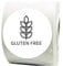 Lebensmittelallergenfreie Klebeetiketten, 300 Stück, 22 mm, verschiedene Optionen (Gluten free)