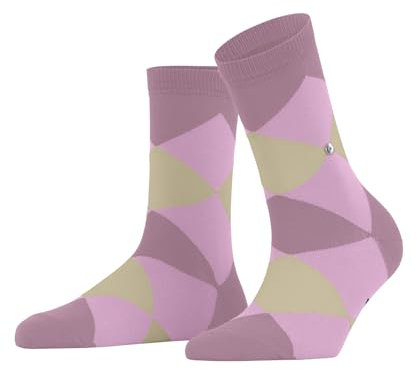 Burlington Bonnie W Sso coton fantaisie 1 paire, Chaussettes Femme, Rose Powder Pink 8493, 36-41